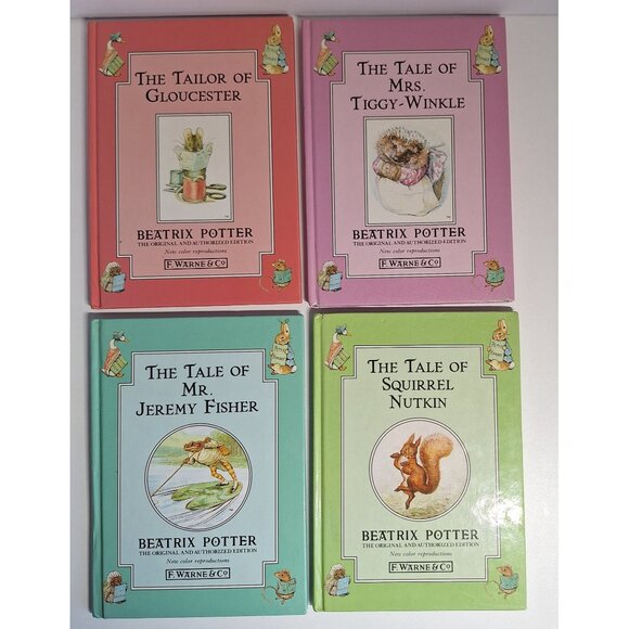 9 Beatrix Potter Book Lot Peter Rabbit Benjamin Bunny Nutkin Moppet Tiggy Fisher - Picture 3 of 8